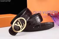 louis vuitton Ceinture cuir auto-ferme 2018 new ellipse or